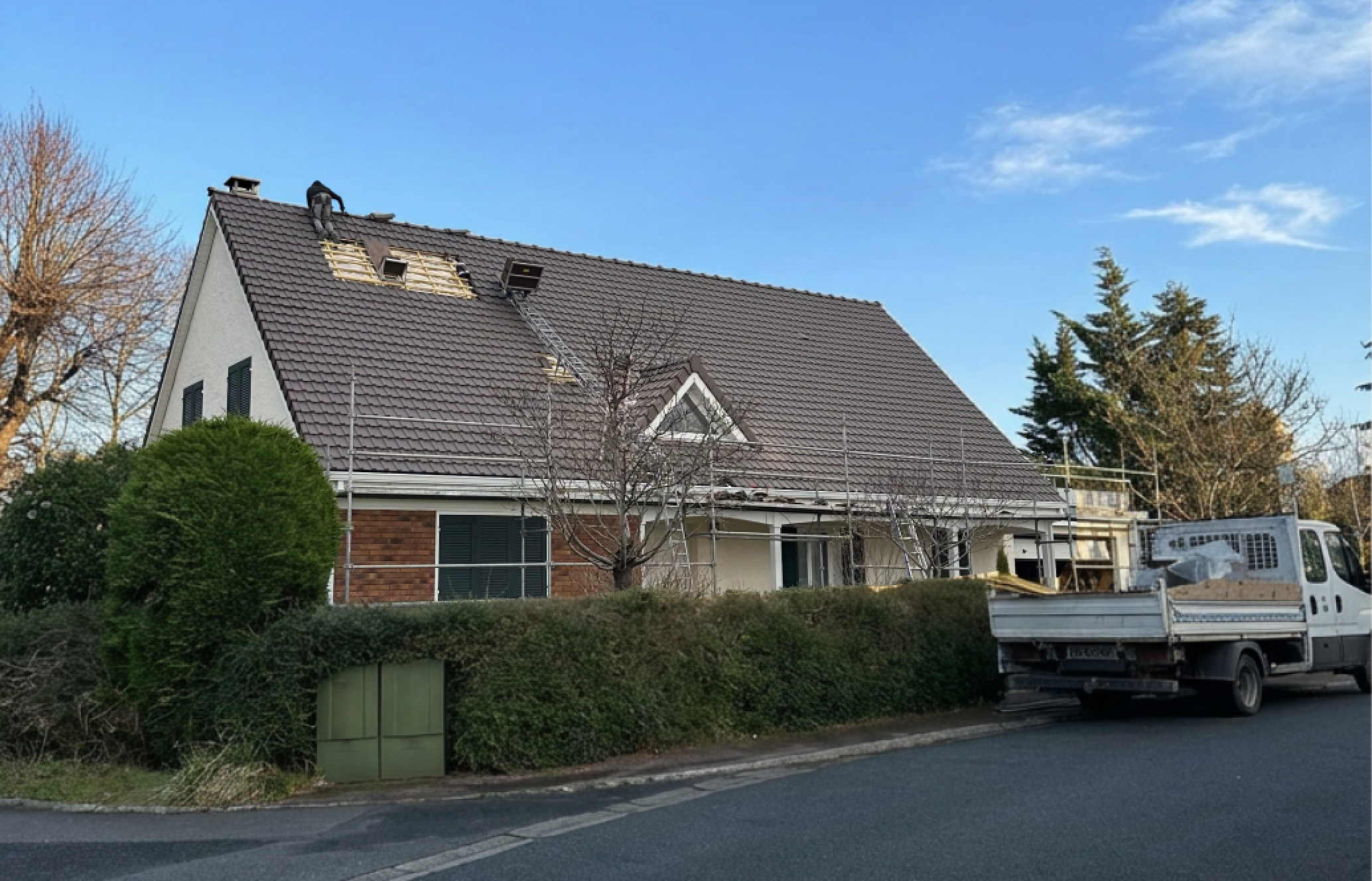 Toiture après rénovation